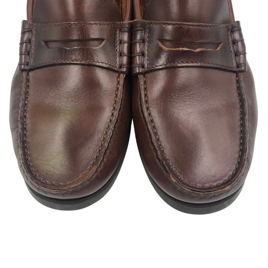 パラブーツ ローファー コロー マリンソール 0114 ブラウン系 サイズ6.5 メンズ Paraboot CORAUX 約25.0cm【AFC41】