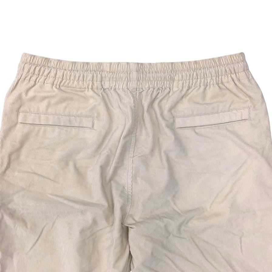 モンクレール 19AW ジップパンツ PANTALONE コーデュロイ ホワイト メンズ サイズ50 MONCLER 【AFB37】