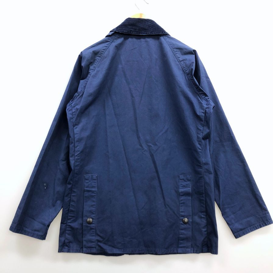 中古◆バブアー ビデイル SL OVERDYED ネイビー メンズ サイズ36 Barbour BEDALE 【AFB42】