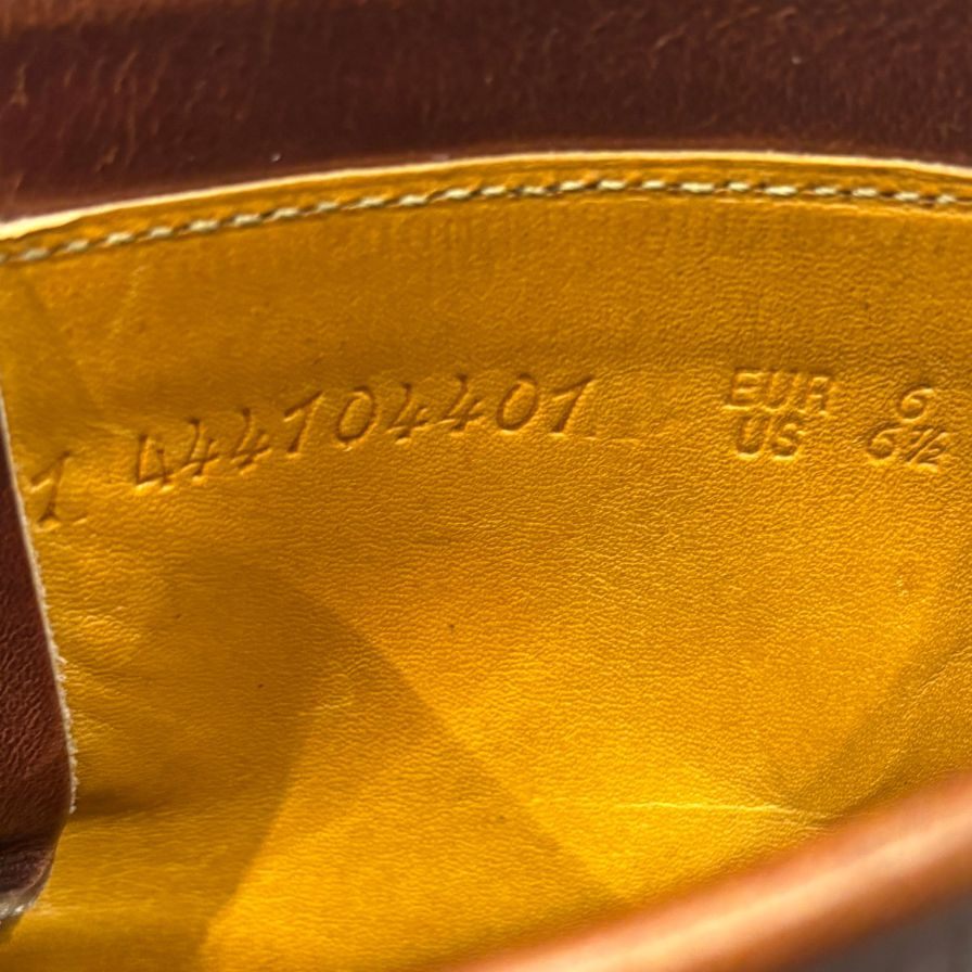 ジョンロブ レザーブーツ ロッキー キャップトゥ コテージライン PARISロゴ サイズUK6.5 JOHNLOBB ブーツ 約25.0cm【LA】【中古】