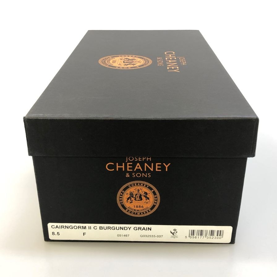 ジョセフチーニー ケンゴン2 ベルツショーン ダービーシューズ グレインカーフ ブラウン サイズ8.5 Joseph Cheaney ビジネスシューズ 約27.0cm【LA】【中古】