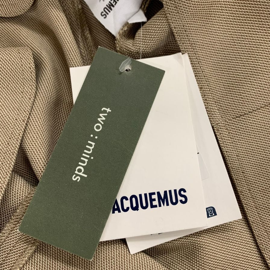 新品同様◆ジャックムス ワンピース ベージュ ロングスリーブ レディース サイズ34 JACQUEMUS 【AFB35】