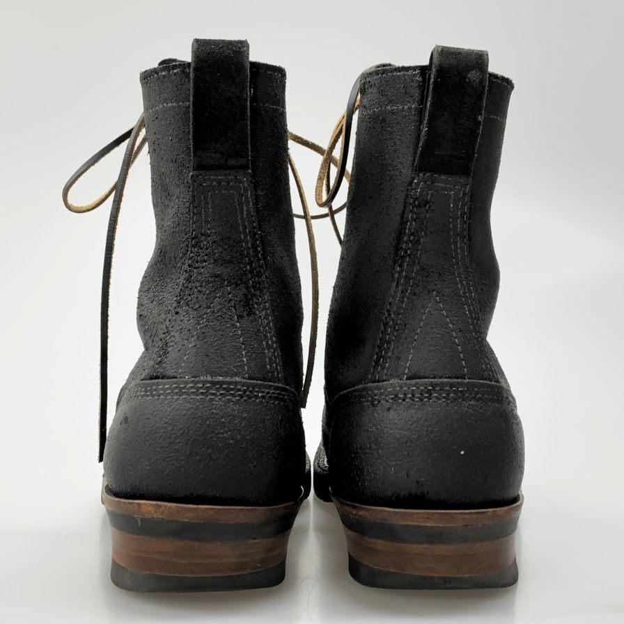 ホワイツブーツ ワークブーツ スモークジャンパー スエード 375 ブラック メンズ サイズ8E White's Boots SMORK JUMPER 約26.0cm【AFD4】