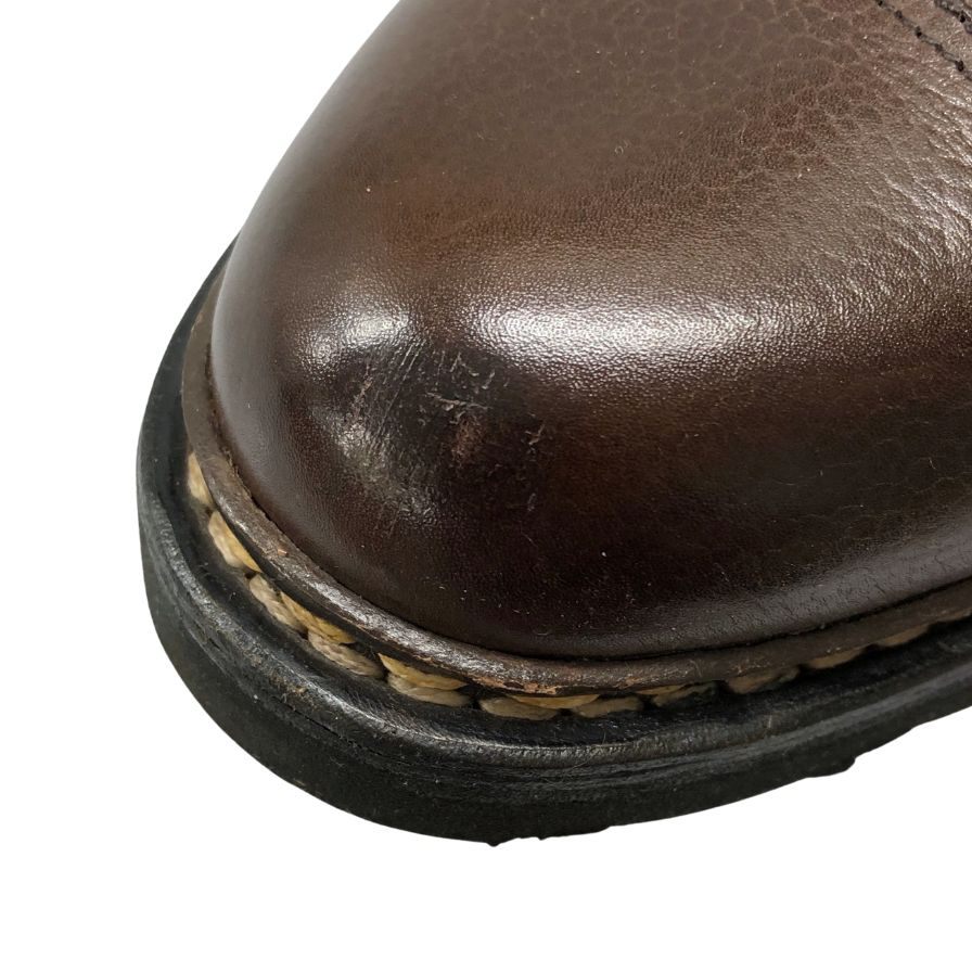 パラブーツ レザーシューズ ダブルモンク ウィリアム グレインカーフ メンズ サイズ8 ブラウン Paraboot WILLIAM ビジネスシューズ 約26.5cm【LA】【中古】
