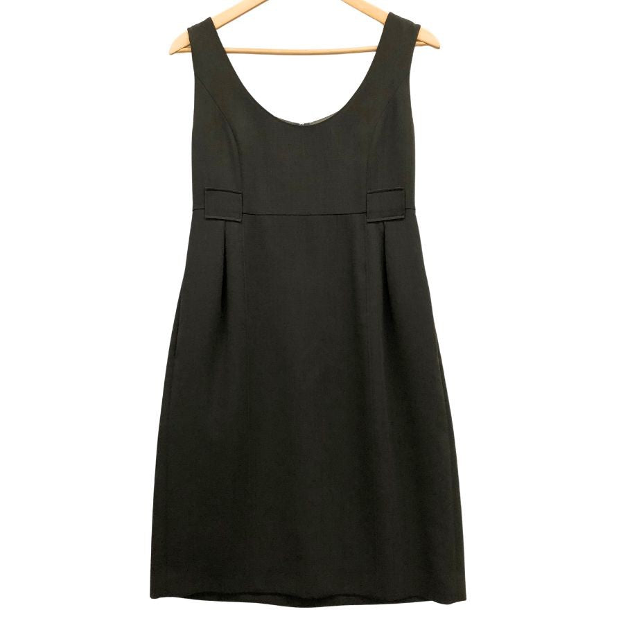 美品◆フォクシー ブティック ワンピース ノースリーブ ドレス サマー ウール オリーブ レディース サイズ40 FOXEY BOUTIQUE 【AFB41】