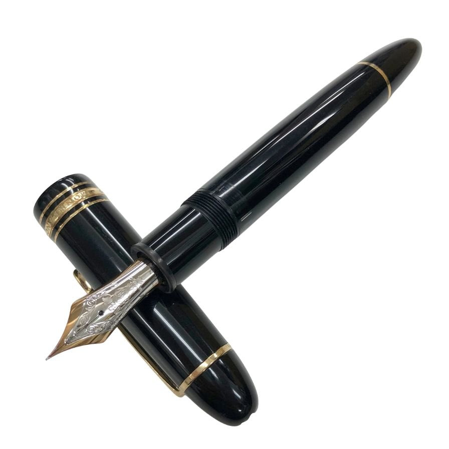 モンブラン 万年筆 マイスターシュテュック No.149 ペン先14K-585 4810 ブラック×ゴールド MONTBLANC【AFI12】