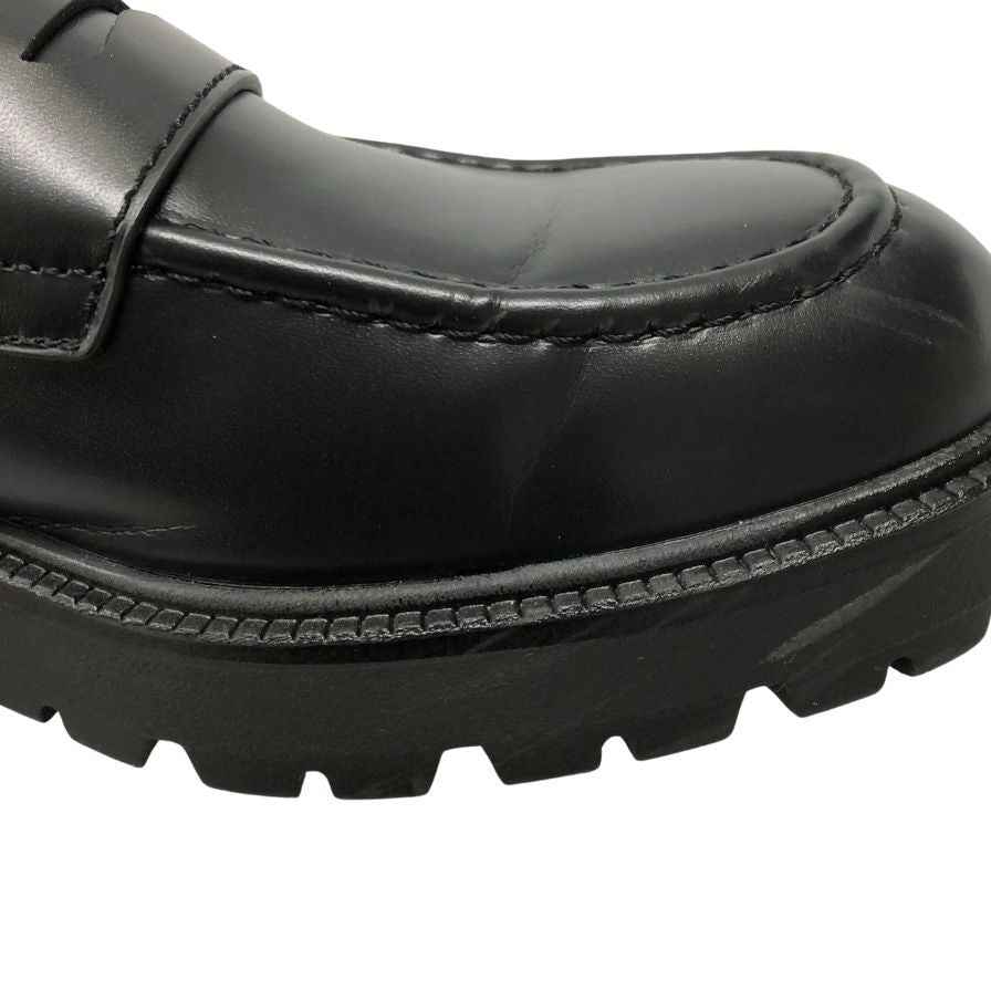 ザラ トラックソール ローファー 42サイズ ブラック ZARA 約26.5cm【AFC46】