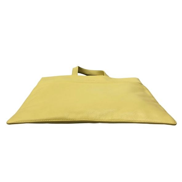 ロエベ トートバッグ アナグラム レザー イエロー レディース LOEWE【AFE12】