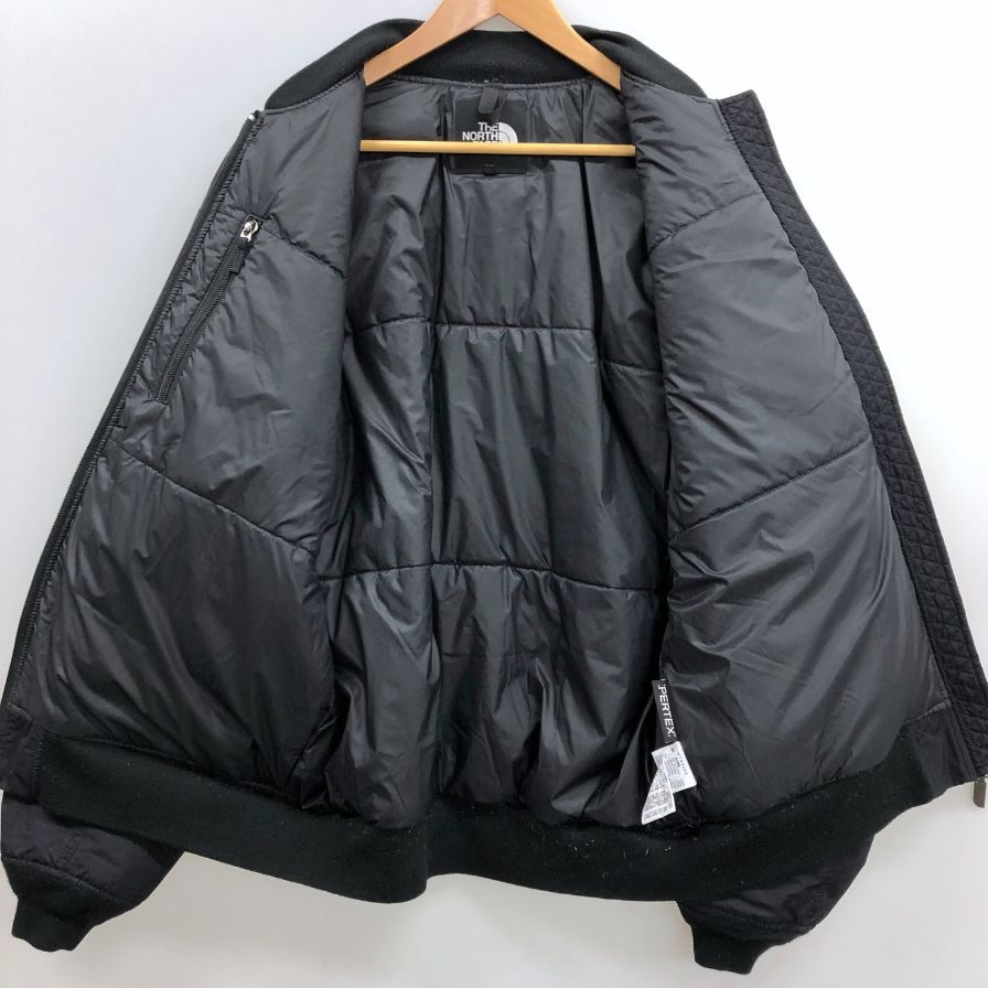 中古◆ノースフェイス 中綿ジャケット NY82452 インサレーションボンバージャケット MA-1 メンズ ブラック サイズM THE NORTH FACE 【AFA24】