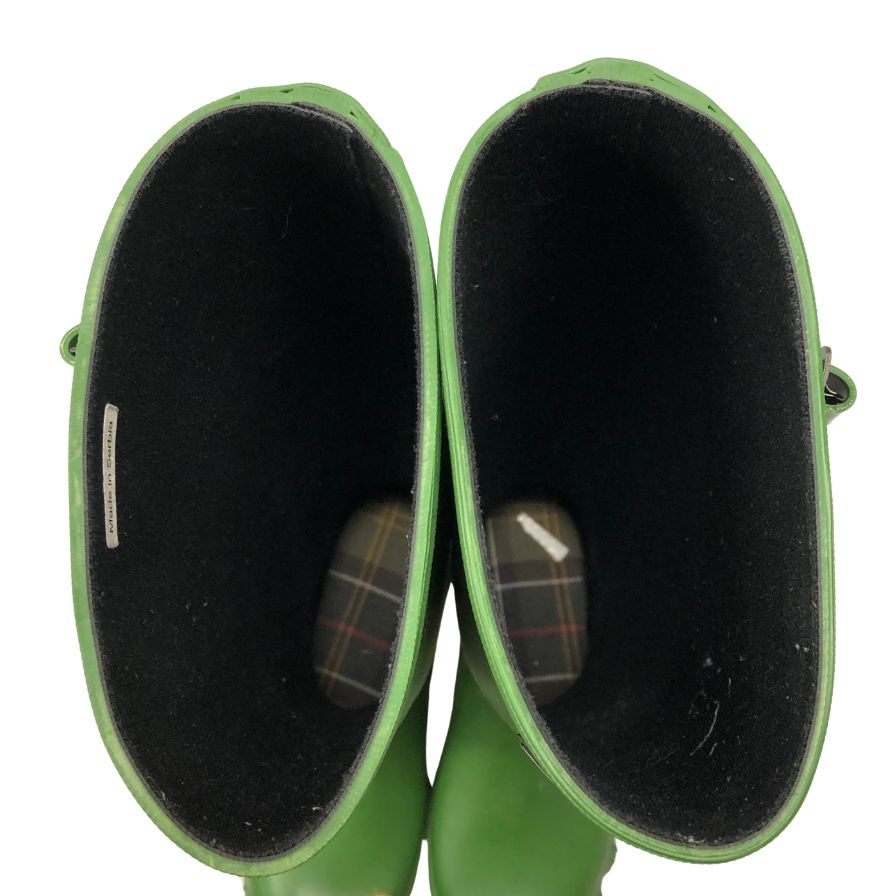 バブアー レインブーツ レディースサイズ4 グリーン系 Barbour 約23.0cm【AFC42】