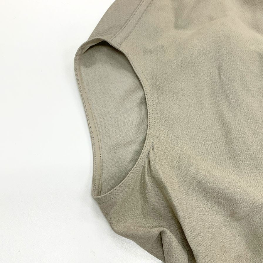 美品◆リックオウエンス ギャザーウエスト チュニック RP20S1116-Y サイズ40 ベージュ レディース Rick Owens 【AFB1】
