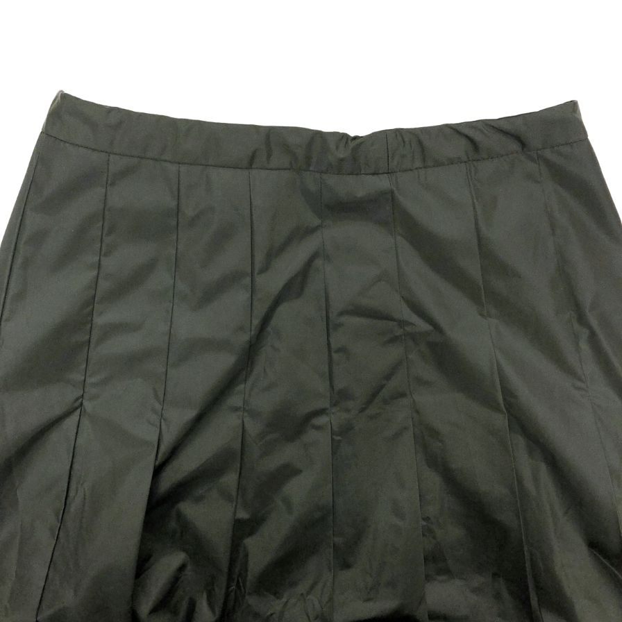 モンクレール 20SS GONNA ナイロンプリーツスカート サイズ38 レディース カーキ F20932071200 MONCLER【AFB38】
