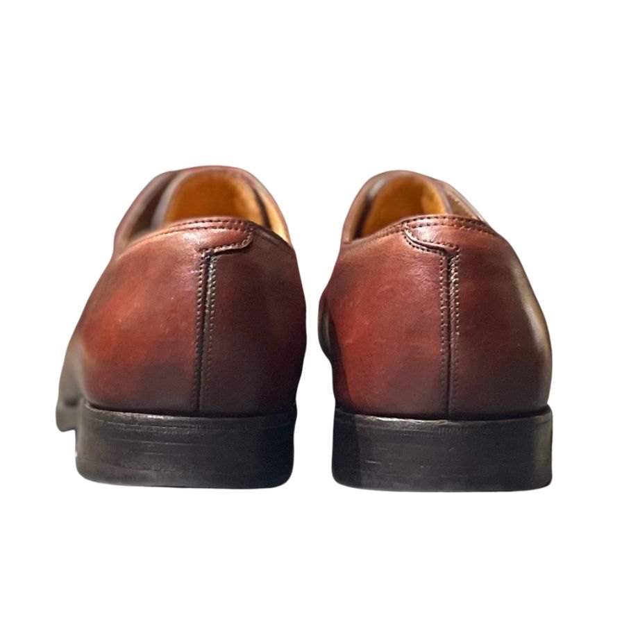 ジョンロブ レザーシューズ プレーントゥ ペリエ ブラウン サイズ6E メンズ JOHN LOBB PERRIER ビジネスシューズ 約25.5cm【LA】【中古】