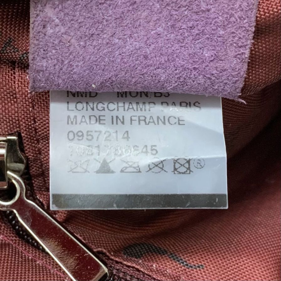 ロンシャン レザー ショルダーバッグ オールドロンシャン レディース バイオレット LONGCHAMP【AFE1】