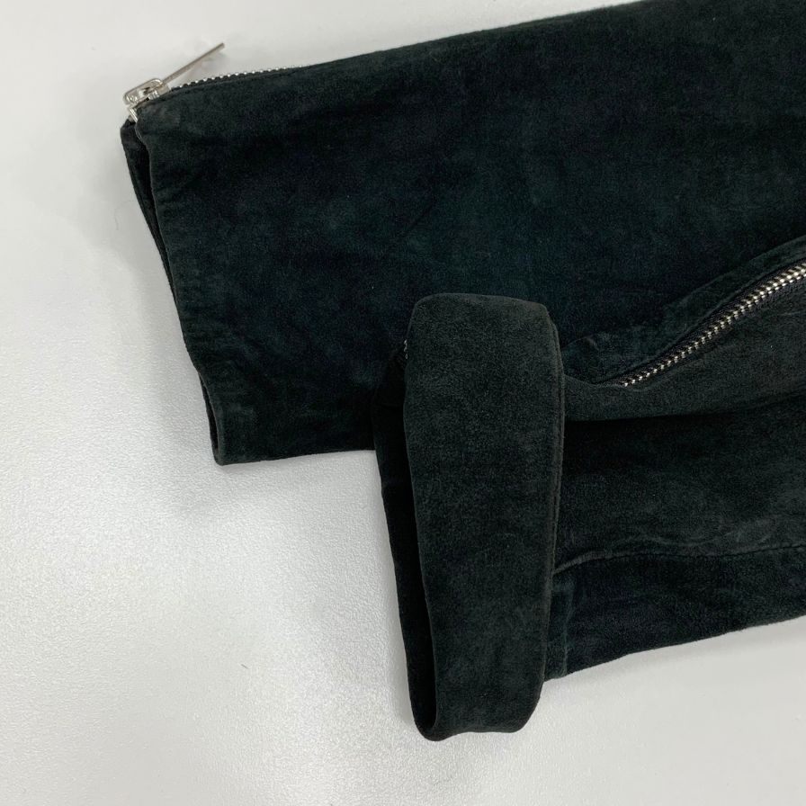 美品◆ディーゼル レザー ジャケット ショート丈 シープスキン レディース サイズS ブラック DISEL Dress and Impress 【AFB31】