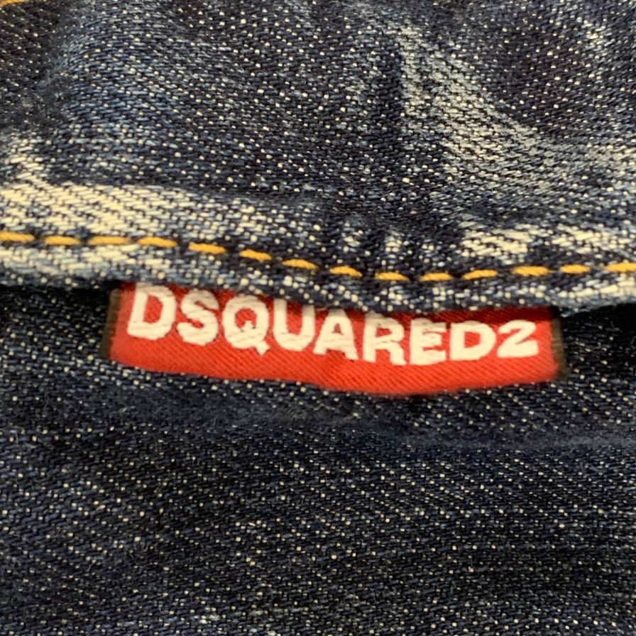ディースクエアード デニムパンツ cool girl jean エイジング加工 コットン ポリウレタン サイズ40 レディース ブルー DSQUARED2 【AFB41】