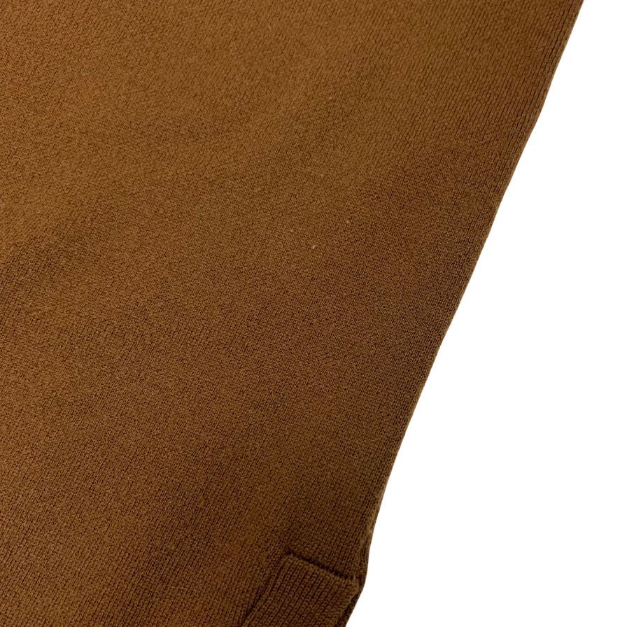 極美品◆エンフォルド ニット 赤ライン ナイロン ブラウン レディース サイズ38 ENFOLD 【AFB48】
