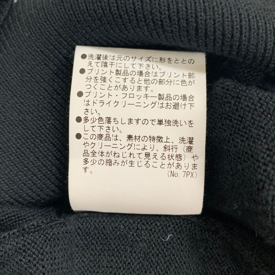 美品◆バーニーズニューヨーク メンズ 半袖ニット サイズS ウェストインディアン シー アイランド コットン100% ブラック 日本製 BARNEYS NEWYORK 【AFB24】