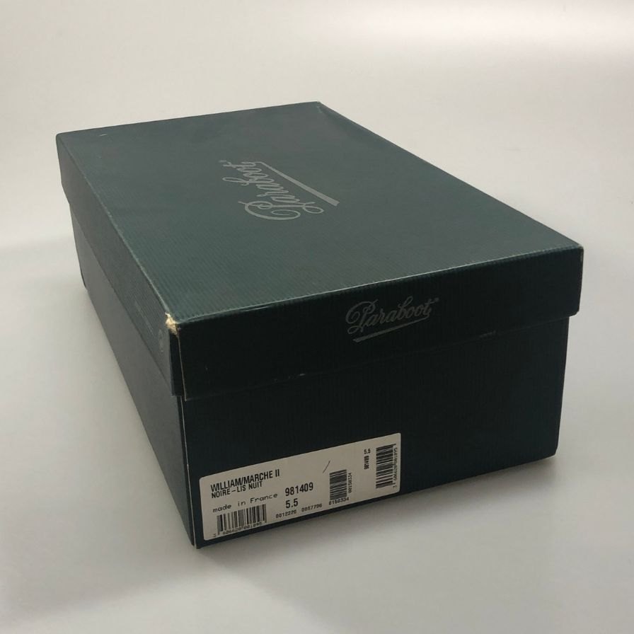 パラブーツ ダブルモンク ウィリアム サイズ5.5 カーフ ネイビー レディース PRABOOT 約24.5cm【AFD13】