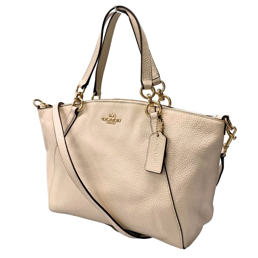 コーチ ハンドバッグ トートバッグ レザー ホワイト レディース COACH【AFE1】