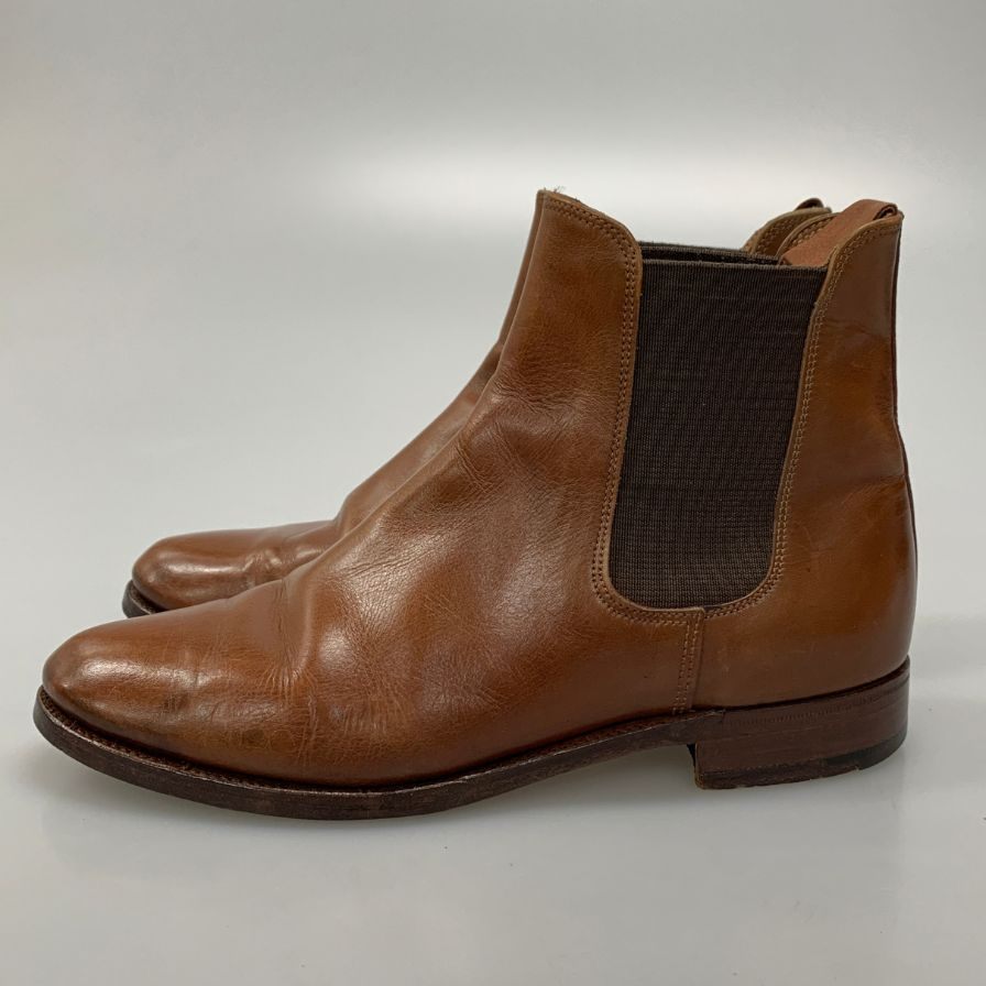 ジョンロブ サイドゴアブーツ PETER ペーター レザー サイズ75B ブラウン系 メンズ JOHN LOBB 約26.5cm【AFC7】