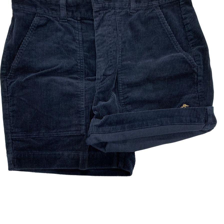 ブルックスブラザーズ ハーフパンツ ショートパンツ コーデュロイ メンズ W32 ネイビー BROOKS BROTHERS 【AFB36】