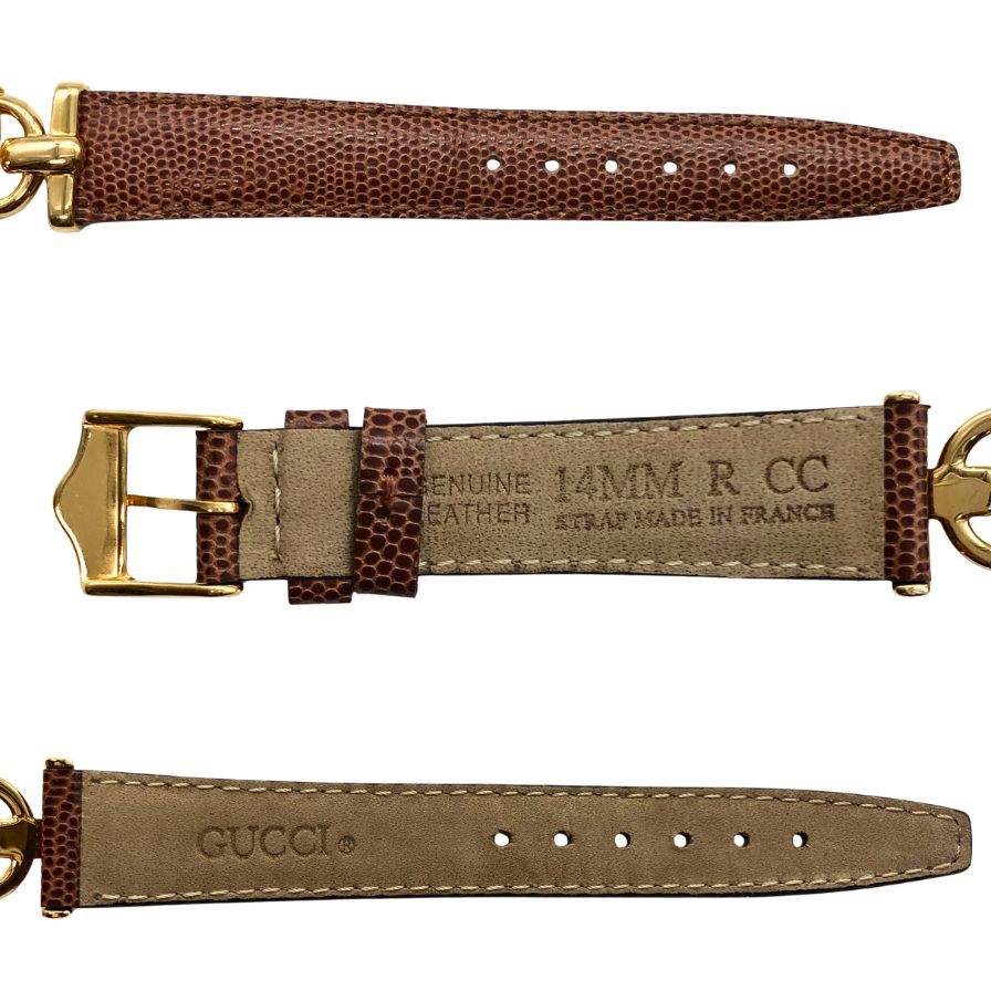 グッチ 腕時計 ホースビット 6300L ゴールド金具 レディース GUCCI【AFI3】