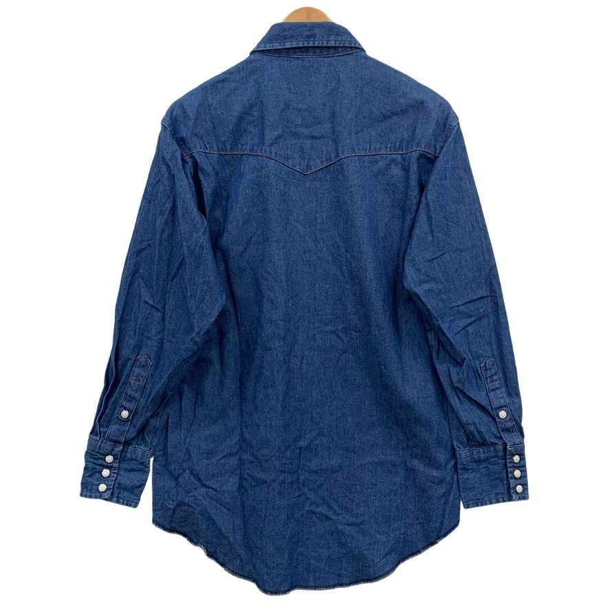 極美品◆ラングラー ウエスタン デニム シャツ 70127MW サイズ15.5 Wrangler 【AFB23】