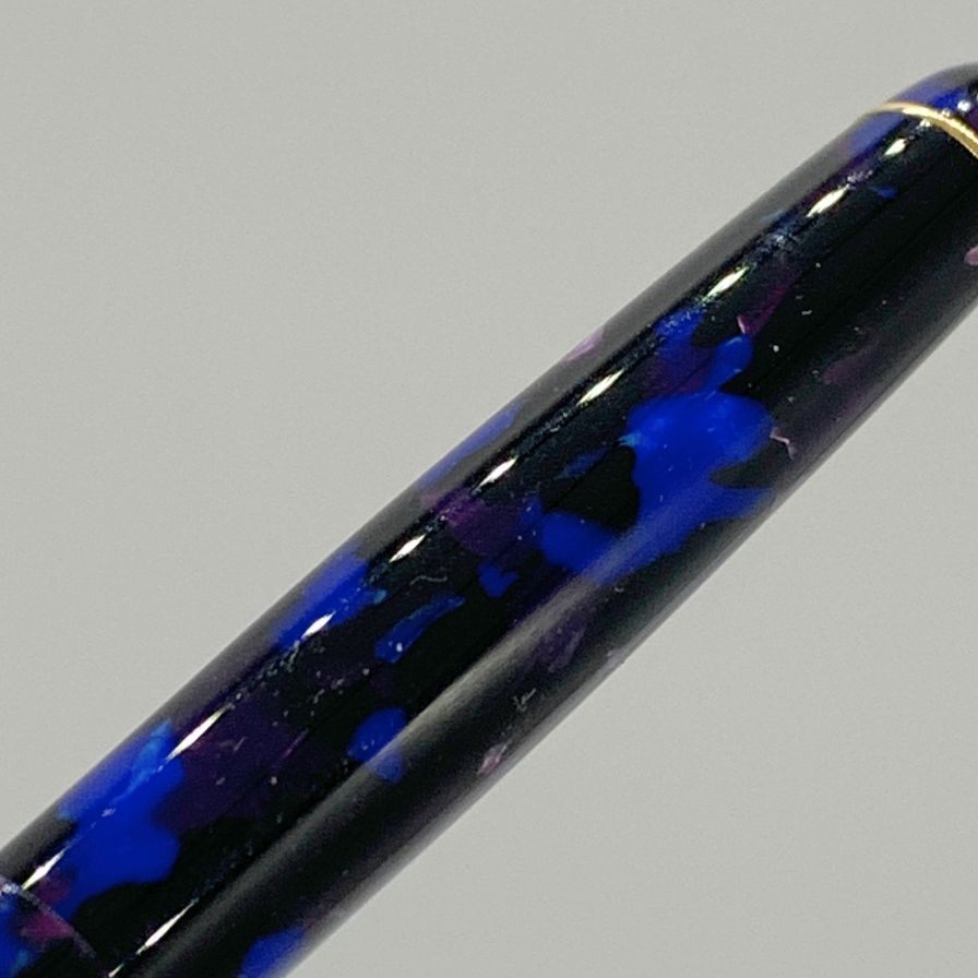 パイロット 万年筆 カスタム マーブル ペン先14K ブルー ゴールド PILOT CUSTOM LE【AFI8】