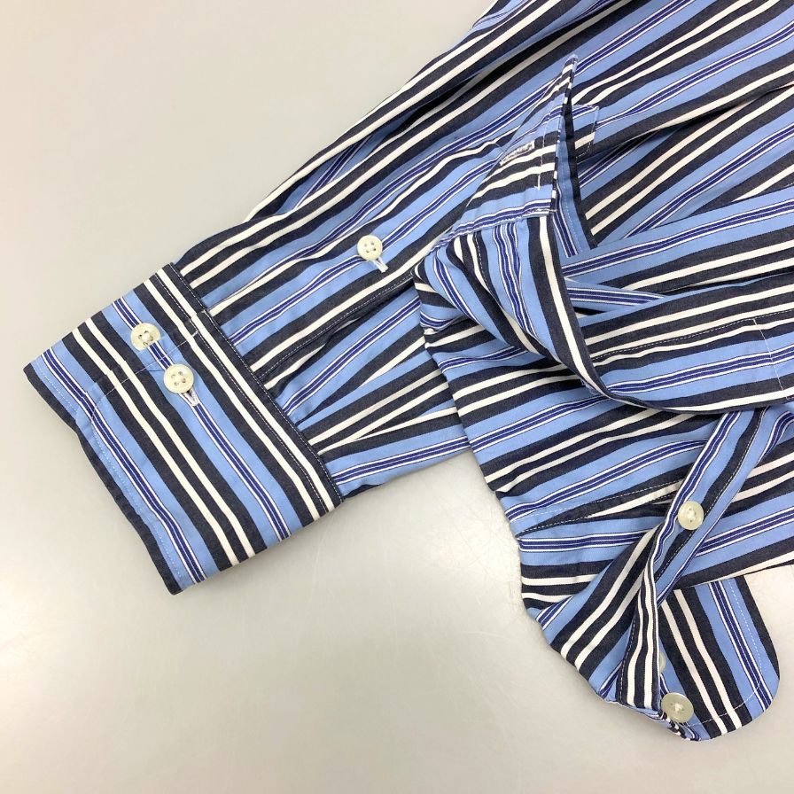 美品◆ポロ ラルフローレン ストライプシャツ サイズL メンズ POLO RALPH LAUREN 【AFB37】