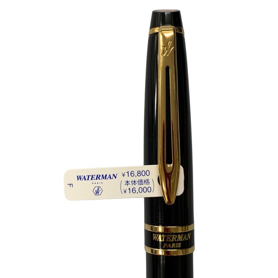 ウォーターマン 万年筆 エキスパート エッセンシャル ブラック ゴールド Fニブ WATERMAN【AFB53】