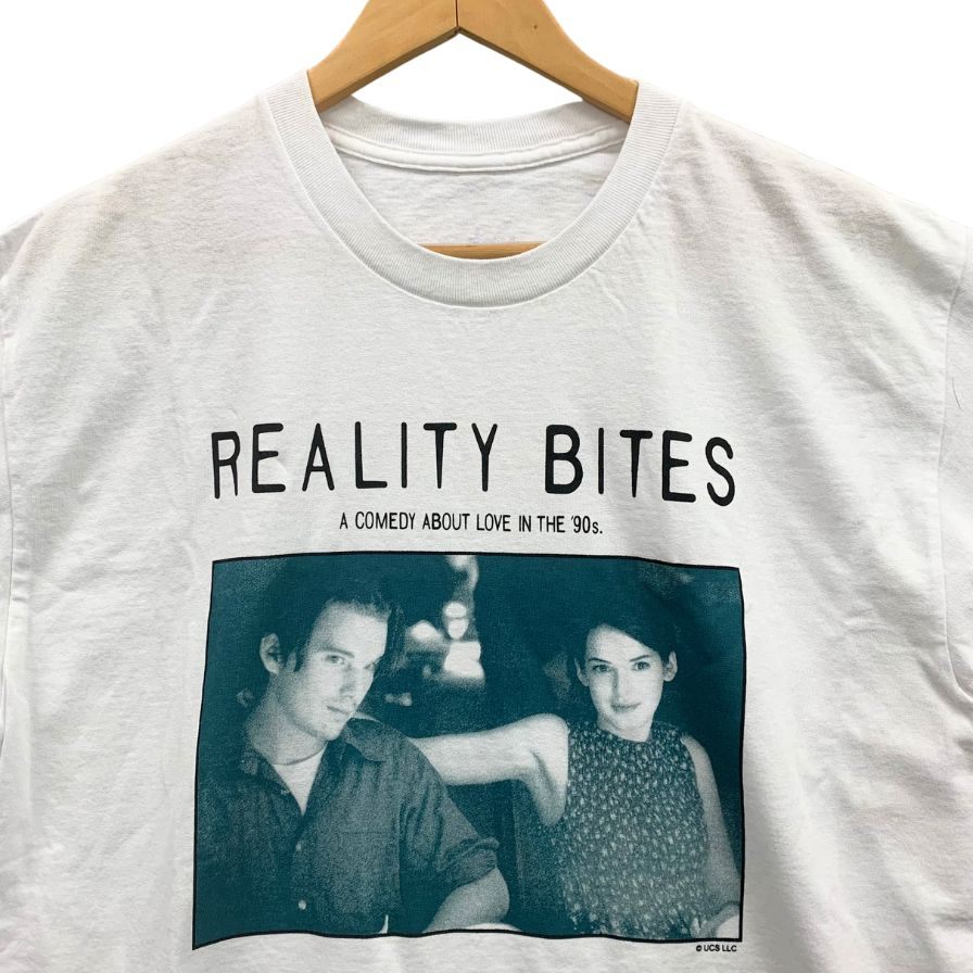 新品同様◆ウェーバー リアリティバイツ Tシャツ シーン2 DOVER Street MARKET GINZA限定生産 ホワイト メンズ サイズL WEBER REALITY BITES 【AFB8】