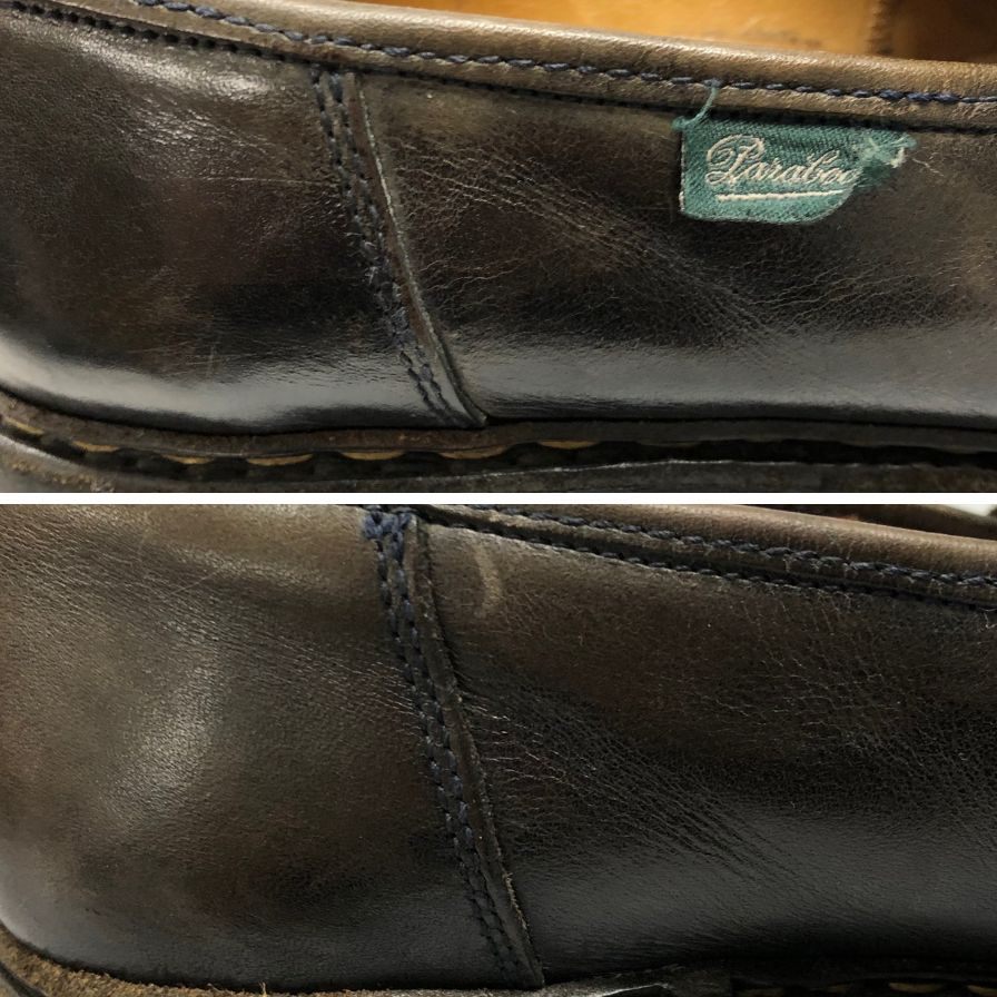 パラブーツ コインローファー ランス メンズ サイズ7F ダークブラウン Paraboot REIMS 約25.5cm【AFC6】