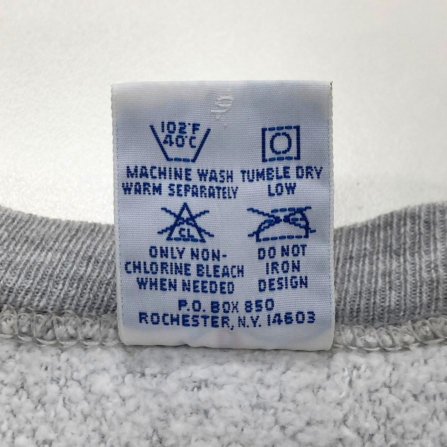 美品◆チャンピオン リバースウィーブ スウェット MORTON 50周年アニバーサリー メンズ サイズXL グレー champion REVERSE WEAVE 【AFB32】