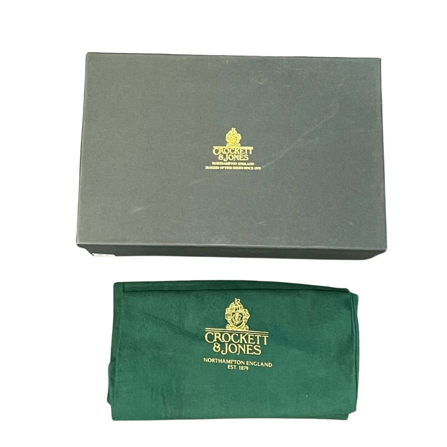 クロケット&ジョーンズ カントリーブーツ コニストン2 グレインレザー ブラウン メンズ サイズUK6E CROCKETT&JONES CONISTON2 ビジネスシューズ 約25.0cm【LA】【中古】