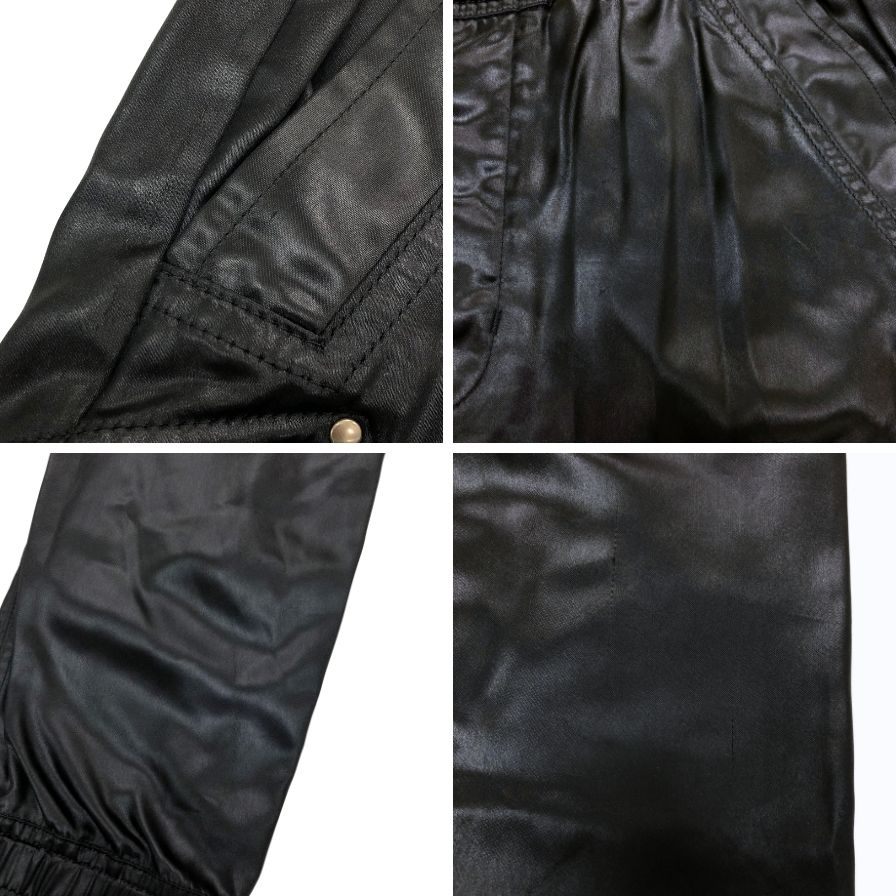リックオウエンス 20FW ジョガーパンツ レザー ブラック レディース サイズ40 RP20F2306-QLX Rick Owens 【AFB34】