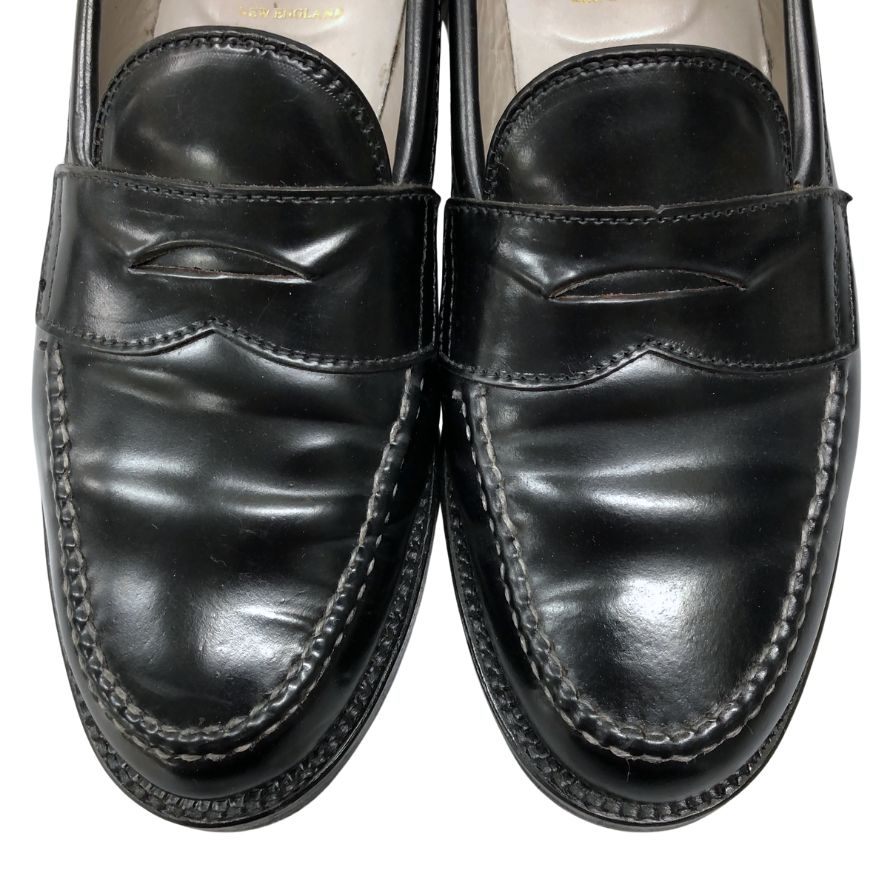 オールデン 987 R品 ペニーローファー コードバン メンズ ブラック サイズ 25.0 ALDEN ローファー 約25.0cm【LA】【中古】