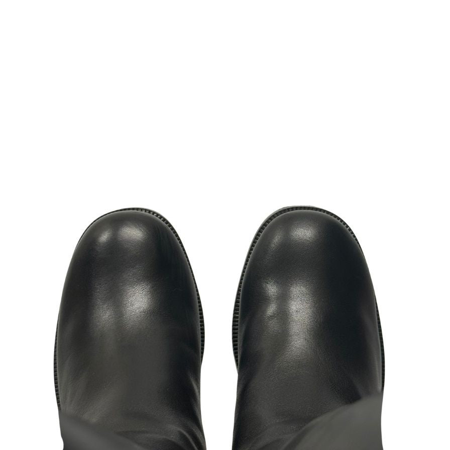 サルヴァトーレ フェラガモ ロングブーツ NANDO ブラック レディース サイズ5M Salvatore Ferragamo 約24.0cm【AFD9】