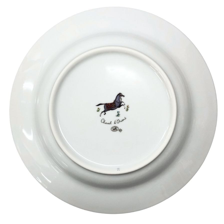 エルメス プレート シュヴァルドリアン ホース 23cm マルチカラー HERMES【AFI28】【中古】