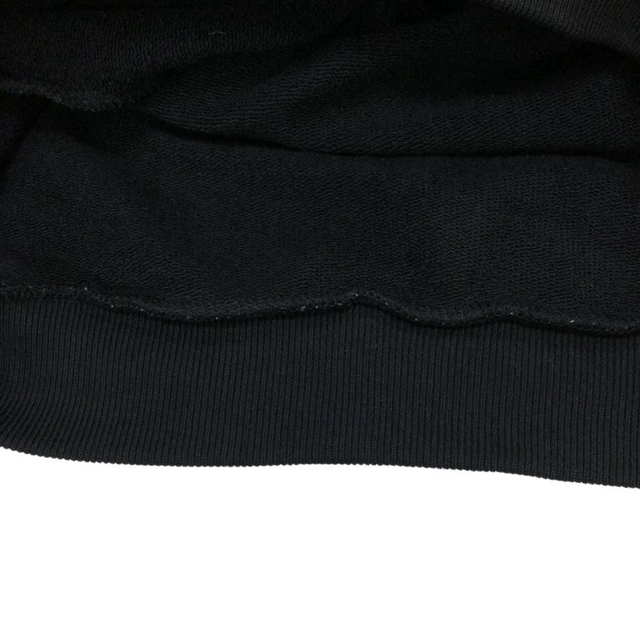 美品◆バレンシアガ パーカー 508205 2018 キャンペーンロゴ プルオーバー メンズ ブラック サイズXS BALENCIAGA 【AFB50】