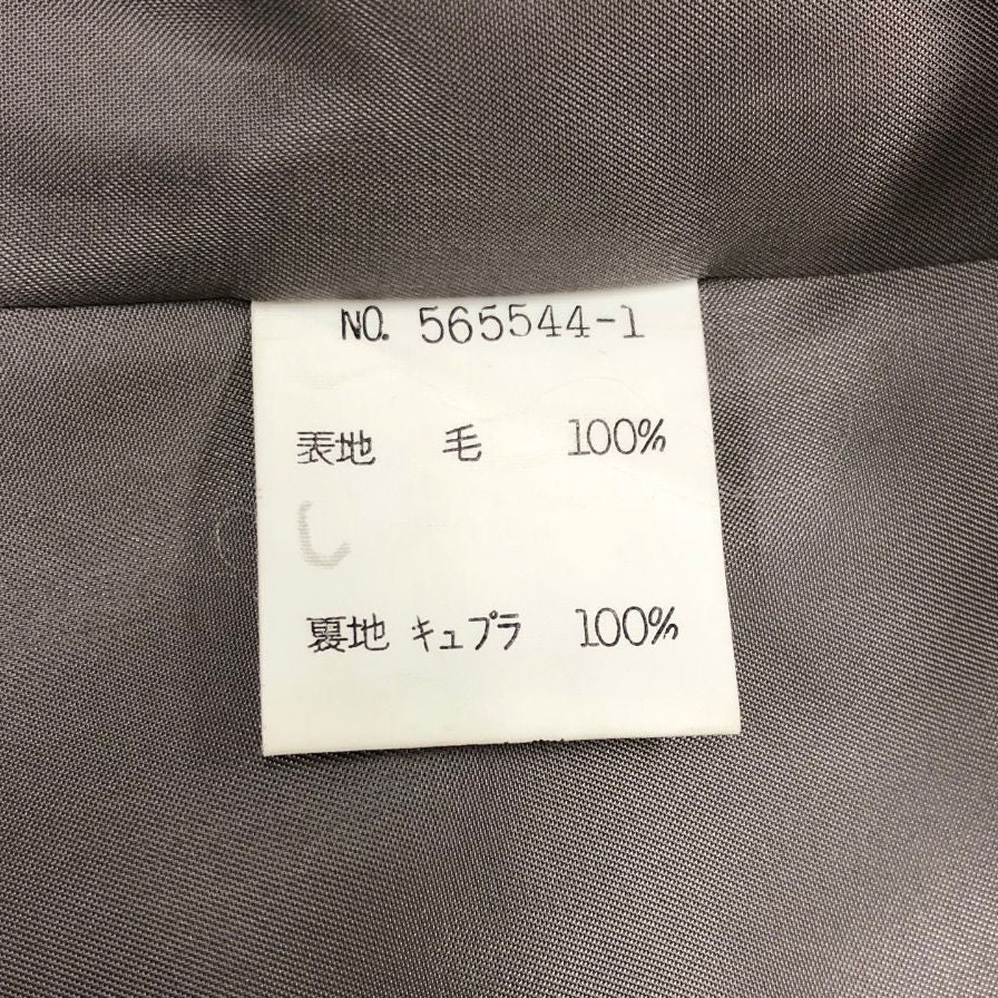 中古◆スーペリア ガルボ ノーカラー カシミアコート レディース サイズ9 Superior Galbo 【AFB22】