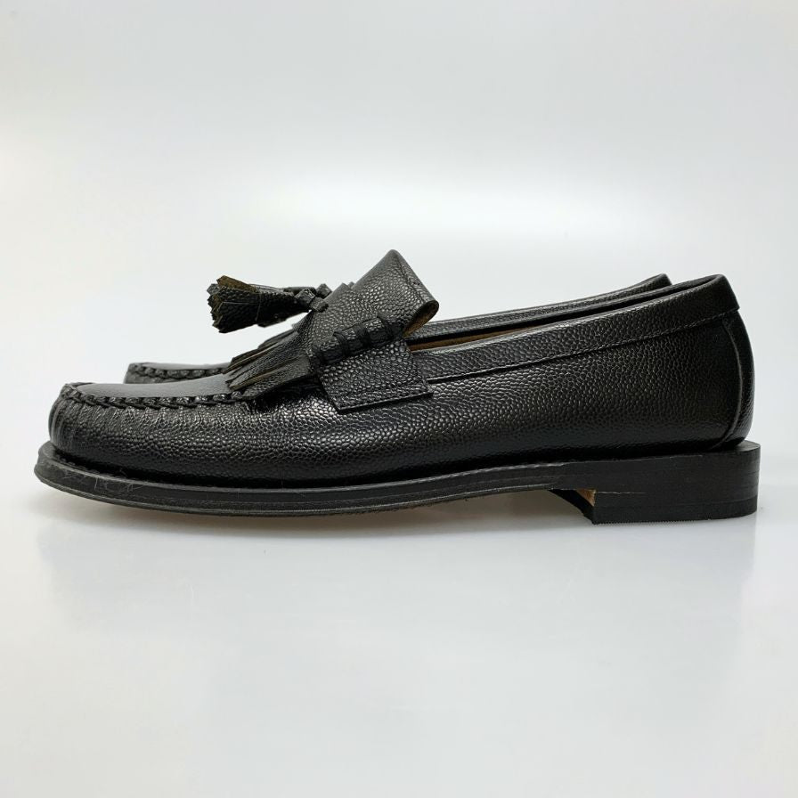 ジーエイチバス ローファー ウィージャンズ シボレザー フリンジ サイズ9 メンズ ブラック G.H.Bass&Co. WEEJUNS Layton ローファー 約28.0cm【LA】【中古】