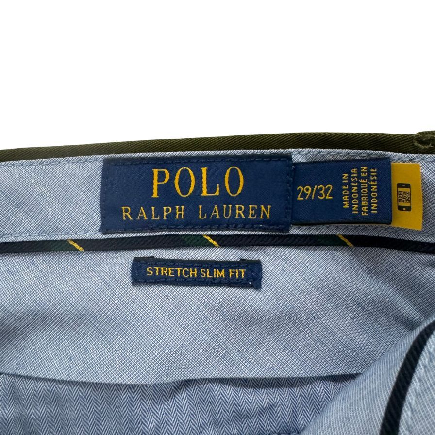 ポロ ラルフローレン チノパンツ ストレッチスリムパンツ カーキ メンズ サイズ 29/32 POLO RALPH LAUREN 【AFB10】