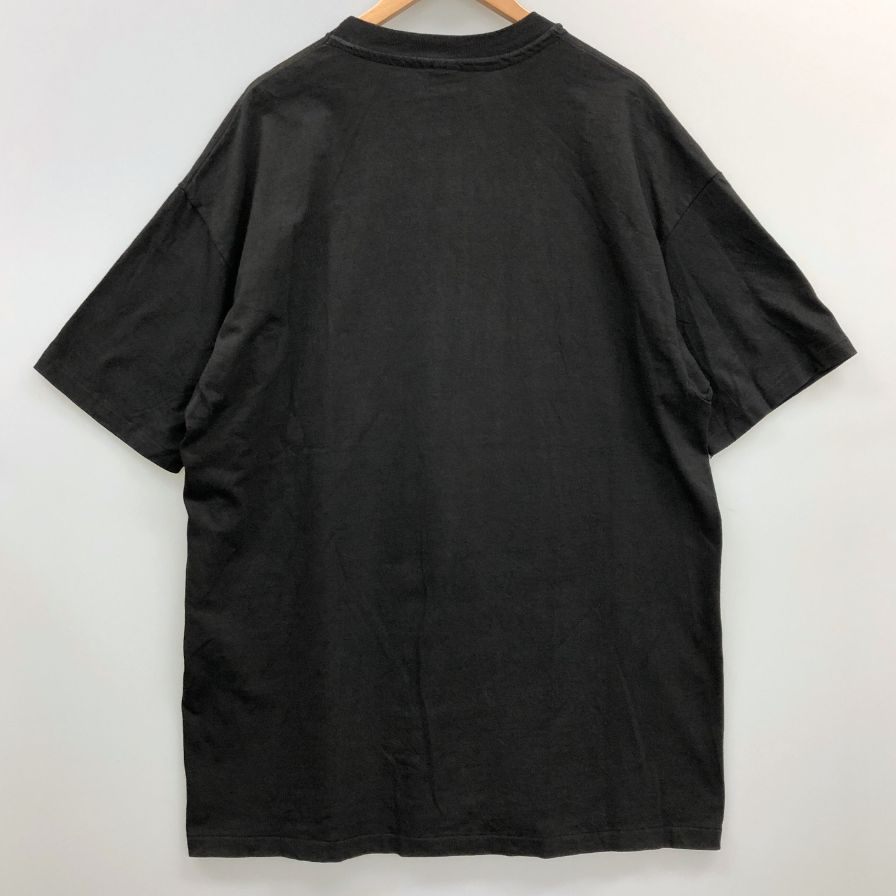 中古◆ヘインズ ヴィンテージ 半袖Tシャツ アート 太陽 1993 USA製 ブラック メンズ サイズXL Hanes BEEFY-T vintage DAVID DANZ 【AFB36】