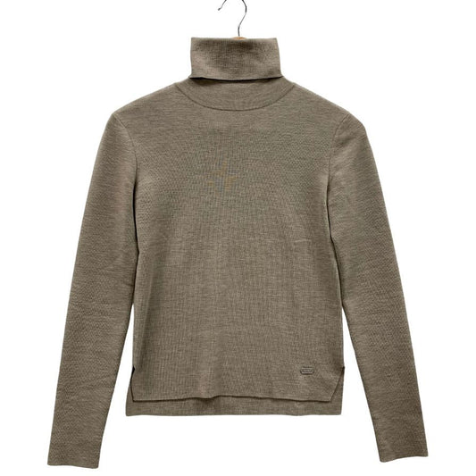 極美品◆フォクシー ニットセーター 39116 タートルネック レディース サイズ38 グレー系 FOXEY 【AFB22】