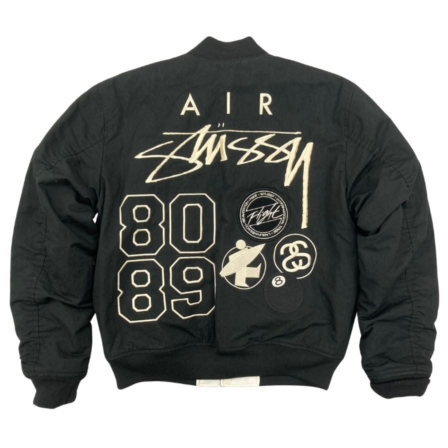 極美品◆ナイキ × ステューシー リバーシブルジャケット 23AW ナイロン ブラック メンズ サイズS NIKE x Stussy メンズ【AFA21】