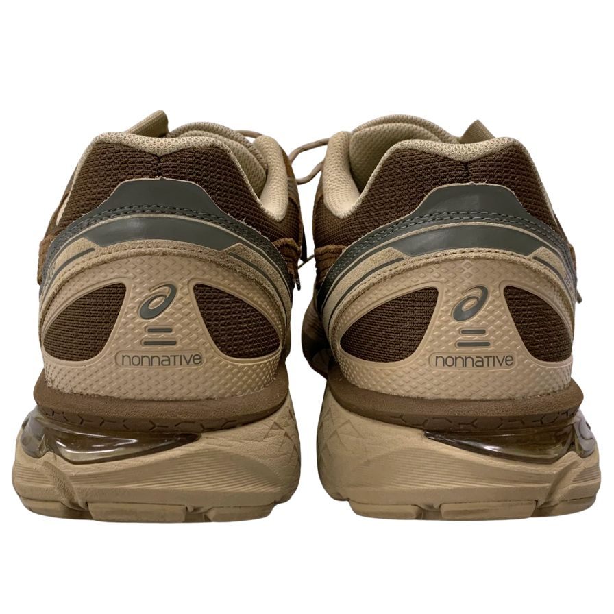 アシックス x ノンネイティブ ローカットスニーカー Gel-Terrain メンズ 28.5cm ブラウン nonnative × Asics 約28.5cm【AFD7】
