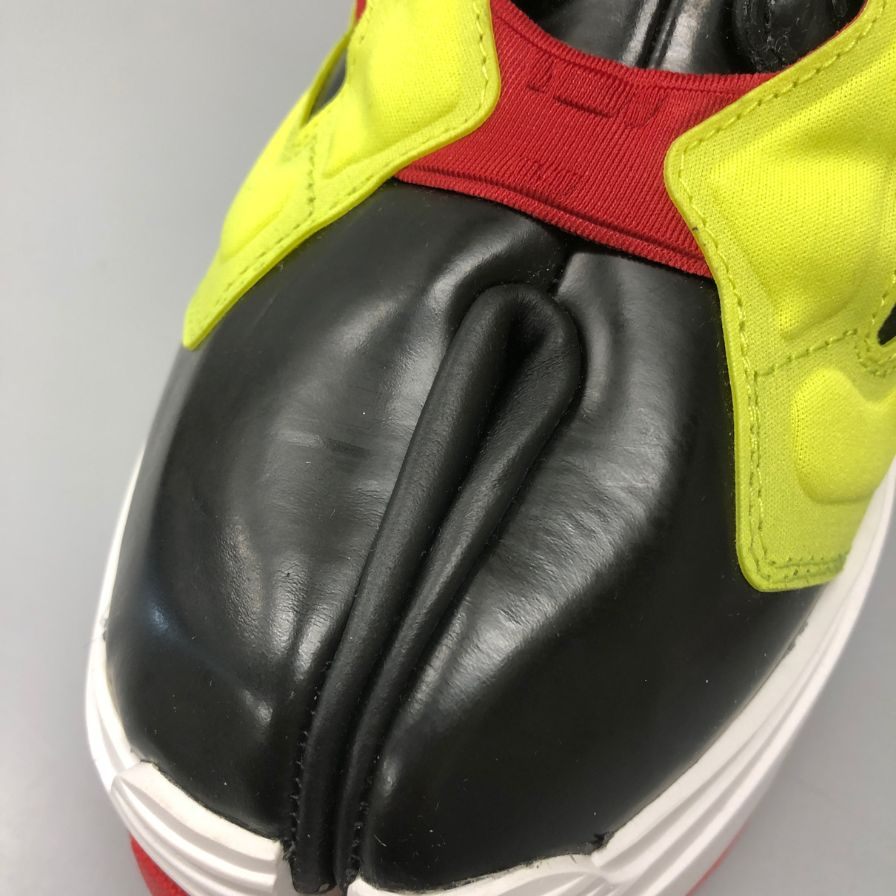 メゾンマルジェラ リーボック スニーカー Tabi Instapump Fury Hi S34WU0024 イエロー系 レディース サイズ41 Maison Margiela Reebok 約26.0cm【AFD7】