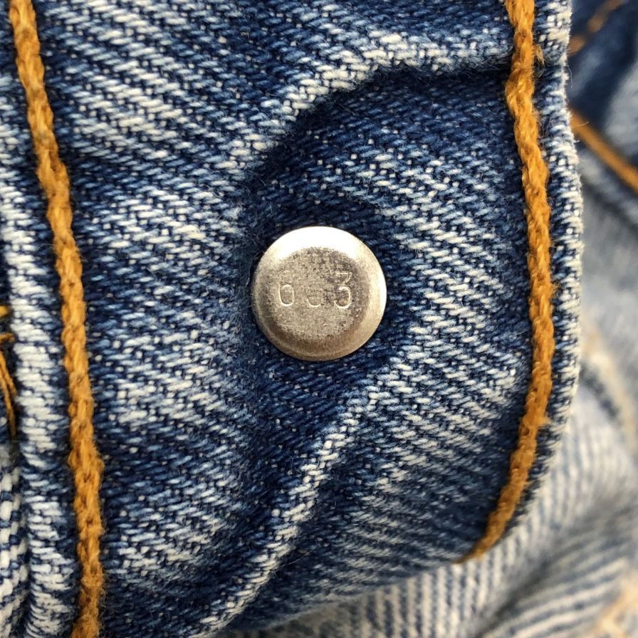 リーバイス デニム 550 ボタン裏653 USA製 インディゴ メンズ サイズ W36 L33 LEVI’S 【AFB39】