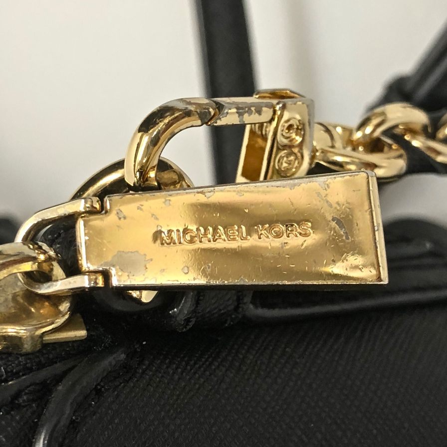 マイケルコース チェーンショルダー ブラック ゴールド金具 レディース MICHAEL KORS【AFE5】